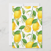 Citroen Baby shower Uitnodiging - Oh Baby (Achterkant)