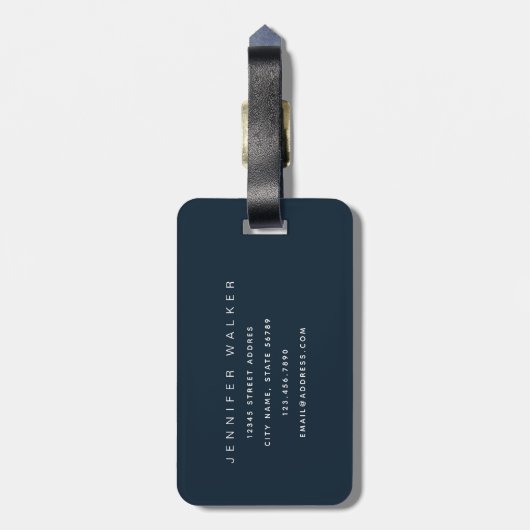 Citroen Bagagelabel (Achterkant verticaal)