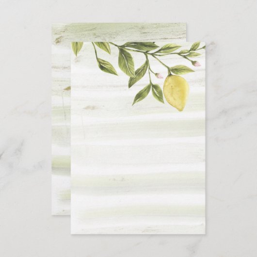 Citroen bedankaarten bedankkaart (Voorkant / Achterkant)