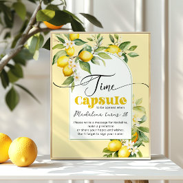 Citroen belangrijkste knijpen verjaardag tijd caps poster