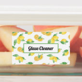 Citroen & bladeren Essentiële Olie Spray Flessenet Labels (Aangebracht)