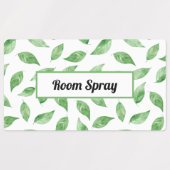 Citroen & bladeren Essentiële Olie Spray Flessenet Labels (Design 2)