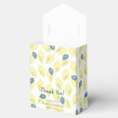 Citroen & Bladpatroon Baby shower geschenkdoos Bedankdoosjes (Geopend)