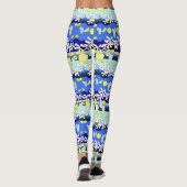Citroen Bloem Leggings (Achterkant)