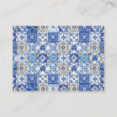 Citroen Bloemen Groen Vrijgezellenfeest Breng Rece Informatiekaartje (Achterkant)