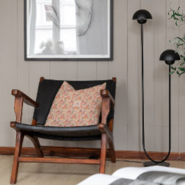 Citroen Bloemen roze Peony rustiek Patroon monogra Kussen