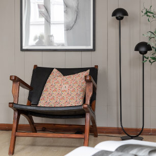 Citroen Bloemen roze Peony rustiek Patroon monogra Kussen