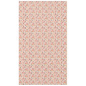 Citroen Bloemige roze Pioen roestige Patroon  Tafelkleed (Voorkant)