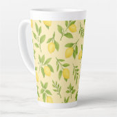 Citroen botanisch groot latte mok (Linkerhoek)