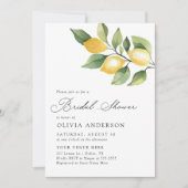 citroen botanisch mediterraan Vrijgezellenfeest Kaart (Voorkant)