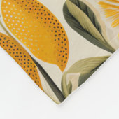 Citroen Botanische Grove Fleece Deken (Hoek)
