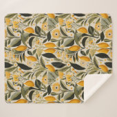 Citroen Botanische Grove Sherpa Deken (Voorkant (horizontaal))