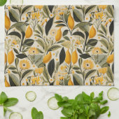 Citroen Botanische Grove Theedoek (Gevouwen)