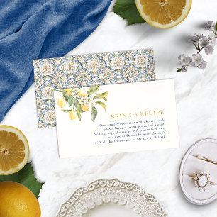 Citroen Breng een Recept Kaart