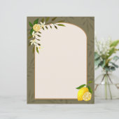 Citroen briefpapier (Staand voorkant)