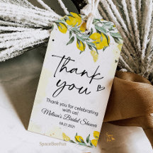 Citroen bruidsfeest cadeautags