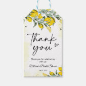 Citroen bruidsshower cadeaukaartjes cadeaulabel (Voorkant)