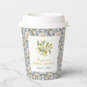 Citroen Bruiloft Feest Papieren Bekers (Achterkant)