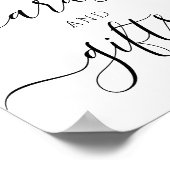 Citroen Bruiloft Feestcadeaus en Kaarten Bord Poster (Hoek)