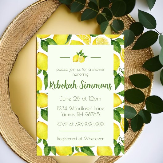 Citroen Bruiloft Feestje Kaart