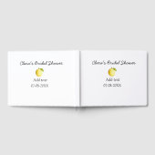 Citroen bruiloft sober minimalistisch rustiek b gastenboek (Volledig)