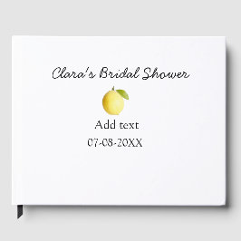 Citroen bruiloft sober minimalistisch rustiek b gastenboek