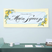 Citroen Bruiloftsfeest Banner (Beurs)