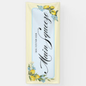 Citroen Bruiloftsfeest Banner (Verticaal)