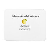 Citroen bruiloftsfeest modern eenvoudig minimaal r magneet (Horizontaal)