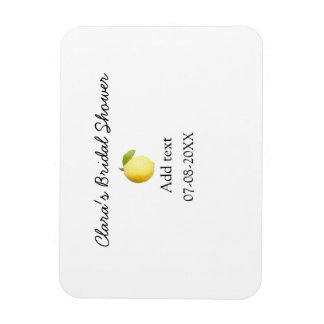 Citroen bruiloftsfeest modern eenvoudig minimaal r magneet