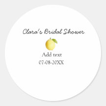 Citroen bruiloftsfeest modern eenvoudig minimaal r