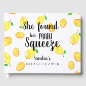 Citroen Bruiloftsfeest Ze Heeft Haar Grote Liefde  Gastenboek (Voorkant)