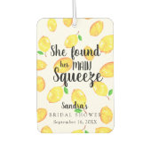 Citroen Bruiloftsfeest Ze Heeft Haar Hoofddruk Gev Luchtverfrisser (Voorkant)