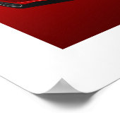 Citroen BX 16V Illustratief Poster (Hoek)