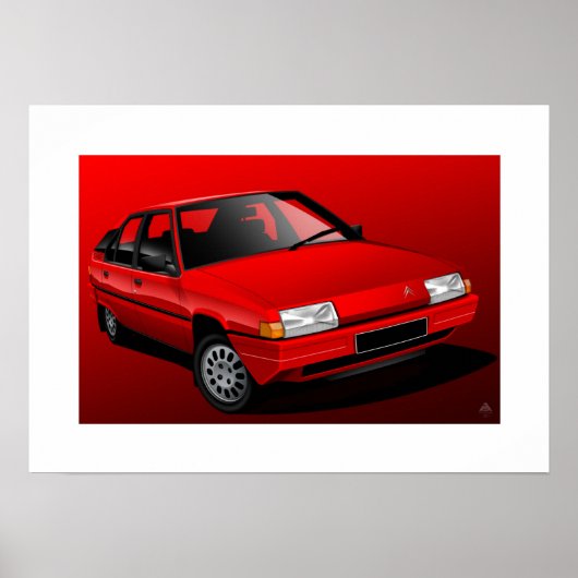 Citroen BX Poster (Voorkant)