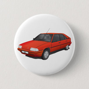 Citroën BX red Ronde Button 5,7 Cm