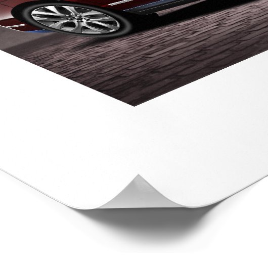 Citroen C6 Poster Illustratie (Hoek)