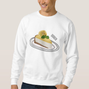 Citroen cheesecake cartoon illustratie trui