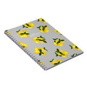 Citroen Chic Design Lichtgrijs Notitieboek (Rechterzijde)