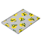 Citroen Chic Design Lichtgrijs Notitieboek (Linkerzijde)