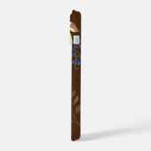 Citroen Chic Monogram Bruin iPhone 15 Case (Linkerkant)