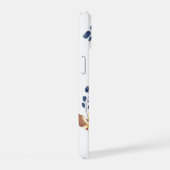 Citroen Chic Monogram Wit iPhone 15 Case (Rechterkant)