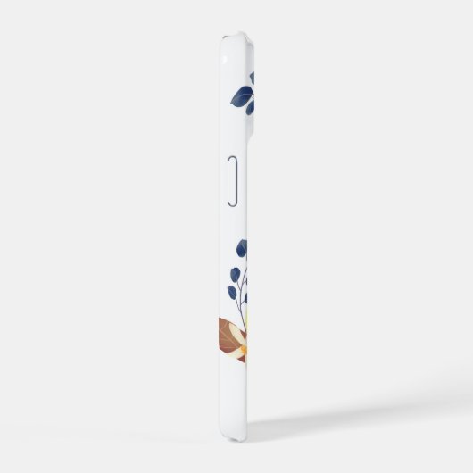 Citroen Chic Monogram Wit iPhone 15 Case (Rechterkant)