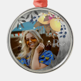 Citroen Chic Monogram Zilver Ornament