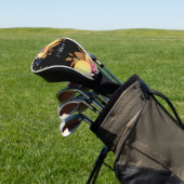 Citroen Chic Monogram Zwart Golfheadcover (Insitu)