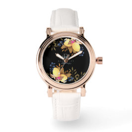 Citroen Chic Monogram Zwart Horloge