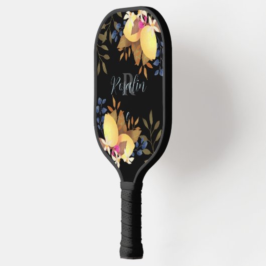 Citroen Chic Monogram Zwart Pickleball Paddle (Links)