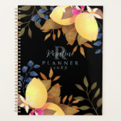 Citroen Chic Monogram Zwart Planner (Voorkant)