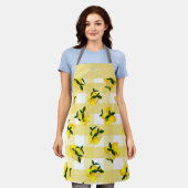 Citroen Chic Yellow Gingham Schort (Gedragen)