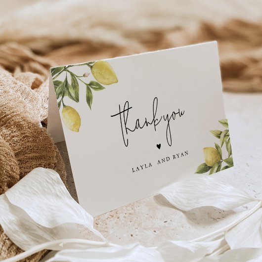 CITROEN Citroen Citrus Dankkaart Bedankkaart